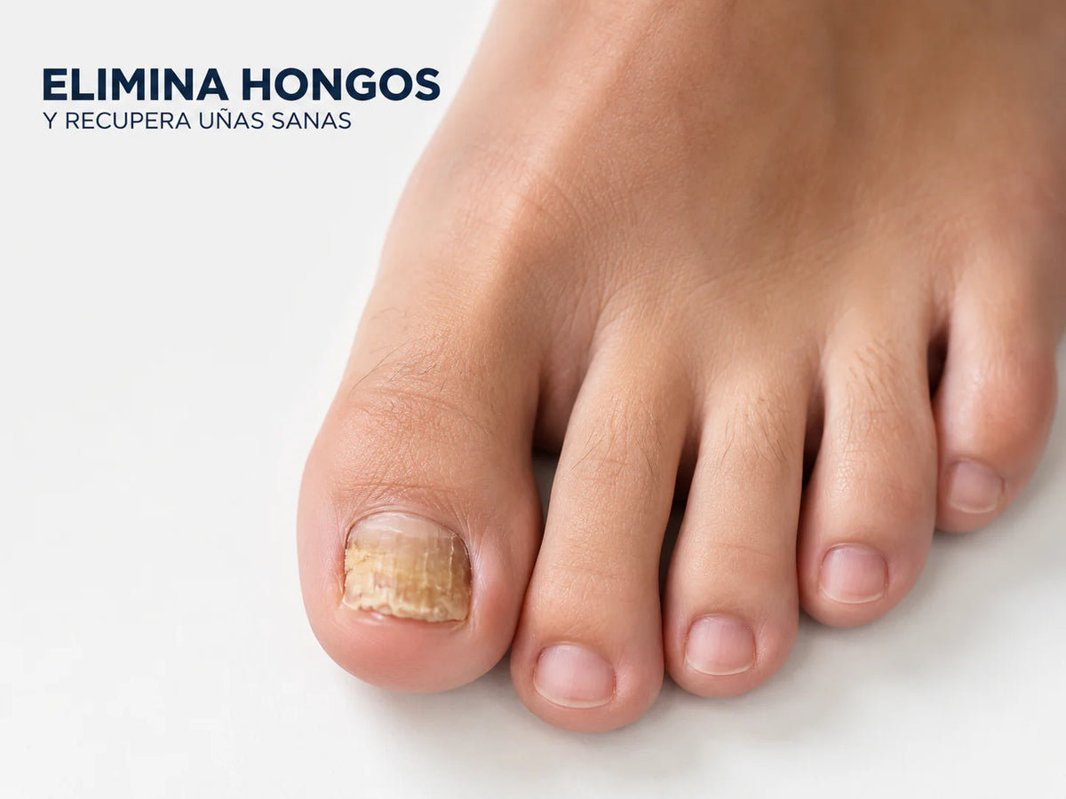 Uña antes de usar Revive Nail Pro